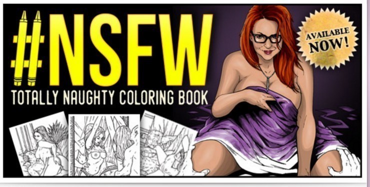 Xxx Rated Adult Coloring Books - Very First #NSFW Coloring Book from SheVibe.com & Lady ...