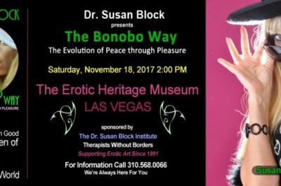 Dr. Susan Block presents The Bonobo Way: The Evolution of Peace through Pleasure @ The Erotic Heritage Museum